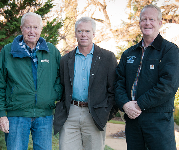 Red, Mark, and George Emmerson